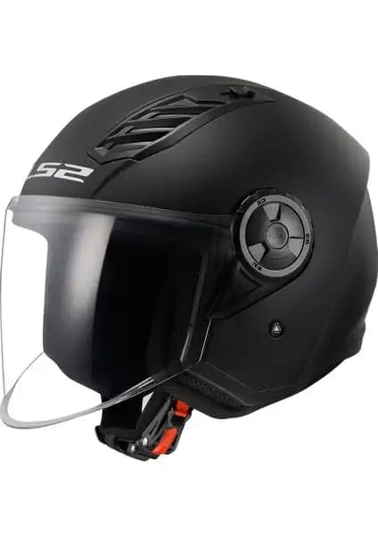 LS2 Airflow 2 Siyah Mat Kask Güvenlik ve Konfor Sunan Şık Tasarım