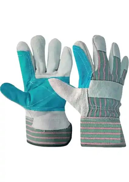 Max Safety Deri Yeşil Takviyeli Eldiven: Güçlü ve Güvenilir El Koruma Çözümü