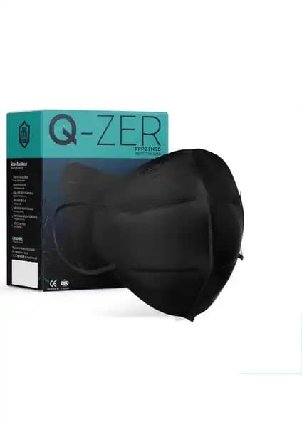 Medizer Qzer Siyah 5 Katmanlı FFP2 N95 Maske: Yüksek Koruma ve Konfor Sunan Sağlık Maskesi