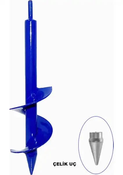 Metal Mert Metal Fide Dikme Aleti Toprak Burgu Makinesi 40X10CM Güç ve Verimlilik Bir Arada