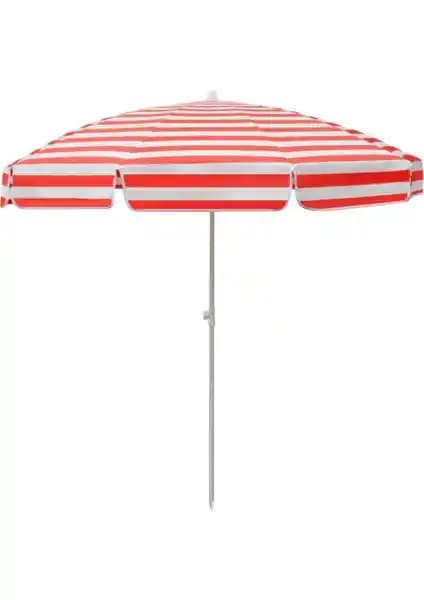 Ods Çizgili Plaj Şemsiyesi: Estetik ve Dayanıklılığı Bir Arada Sunan Geniş Gölge Çözümü