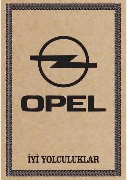 Opel Uyumlu Kraft Oto Paspas Kağıdı 100'lü Paket Dayanıklı ve Estetik Tasarım