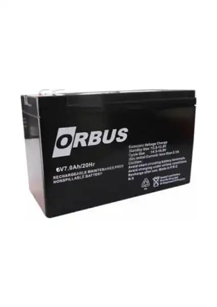Orbus 6V 7AH Bakımsız Kuru Akü: Güvenilir ve Uzun Ömürlü Enerji Kaynağı