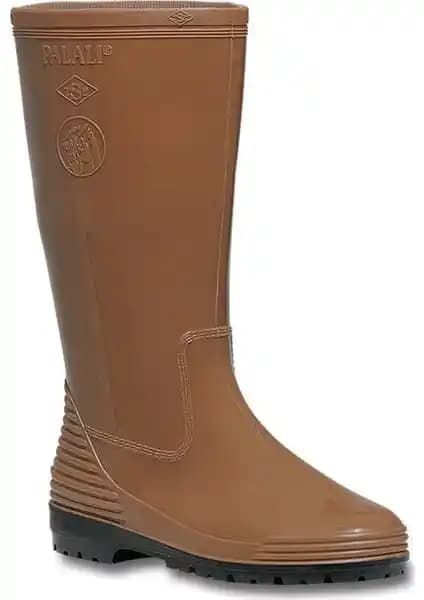 Palalı PVC Merdane Çizme Uzun Kahverengi No 41 - Dayanıklı ve Pratik Tarım ve Hayvancılık Botu