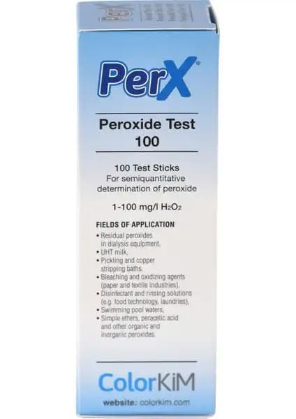 PERX Hidrojen Peroksit Test Çubukları: Güvenilir ve Ekonomik Kimyasal Analiz Çözümü