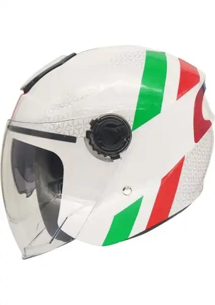 RSV 618 Güneş Vizörlü Yarım Kask: Şehir İçin Şık ve Güvenli Sürüş Çözümü