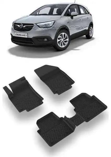 Sahler Opel Crossland X 2017+ İçin Dayanıklı ve Fonksiyonel Havuzlu Paspaslar