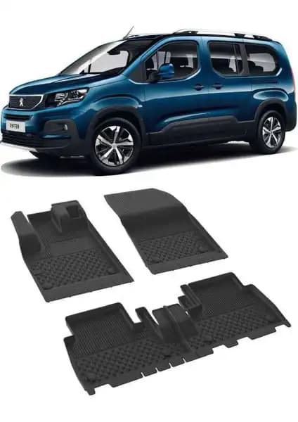 Sahler Peugeot Rifter 2019-2022 İçin Havuzlu Paspas Seti Detaylı İnceleme ve Özellikleri