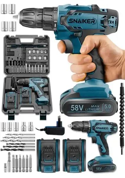 Snaiker 12V 1.2Ah Darbeli Çift Bataryalı Vidalama Matkap Özellikleri ve Kullanım Alanları