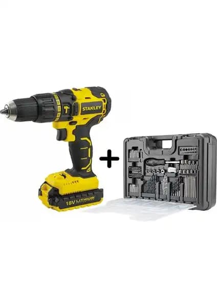 Stanley SBH20D2K-TR 18V Çift Akülü Darbeli Matkap Profesyonel Kullanım İçin Tasarlandı