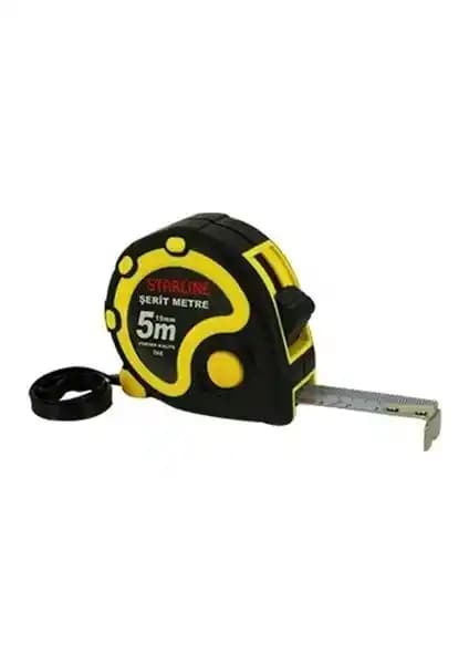 Starline Şerit Metre 5 Metre - Dayanıklı ve Hassas Ölçüm İçin Güvenilir Tercih