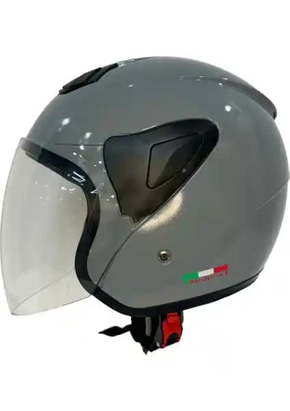 Sway SW 733 Gri Yarım Kask Güvenlik ve Konfor Sunan Modern Tasarım