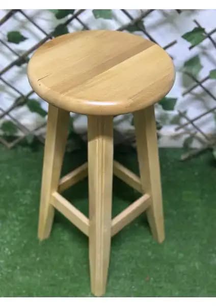 Taburecity Naturel Ahşap Bar Taburesi: Estetik ve Dayanıklılığın Buluşması