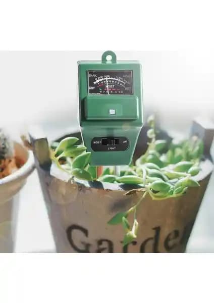 TFA Toprak Nem, pH ve Işık Ölçer 3'ü 1 Arada Bahçe ve İç Mekan Bitki Bakımı İçin