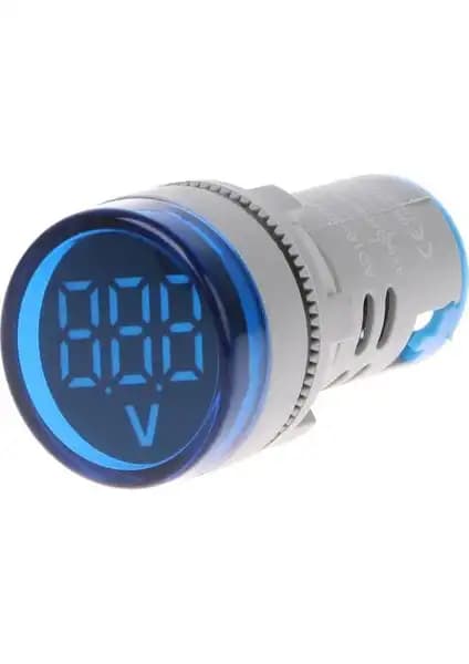 Tianyi Dijital Mavi Voltmetre AC 20-500V Güçlü ve Güvenilir Elektrik Ölçüm Cihazı