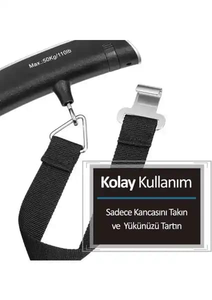 Tme Dijital El Kantarı 50 kg Bavul ve Kurban Tartımında Hassas ve Taşınabilir Çözüm
