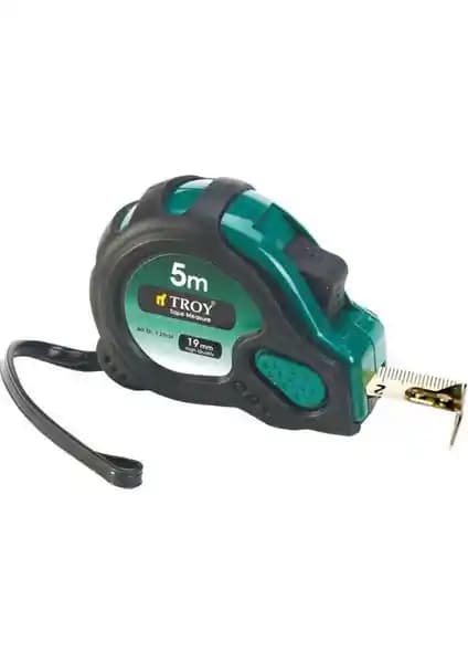Troy 23125 Stoperli Şerit Metre Profesyonel Dayanıklı ve Mıknatıslı Ölçüm Aracı
