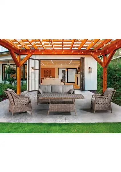 Tu Tienda Ronda 3+1+1 Oturma Seti ve Bahçe Mobilyası Modern Tasarım ve Dayanıklılık
