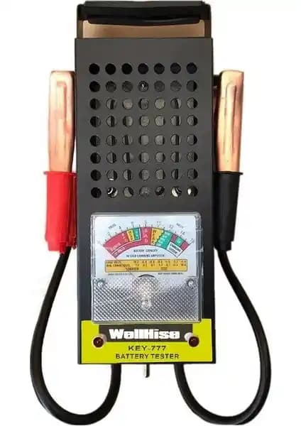 Wellhise KEY-777 Analog Akü Test Cihazı: Dayanıklı ve Doğru Akü Değerlendirme Aracı