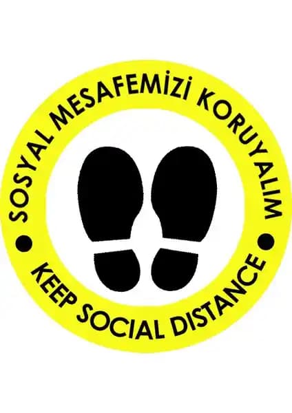 Weppe Sosyal Mesafe Zemin Uyarı Etiketi: Güvenli Alanlar İçin Pratik Çözüm
