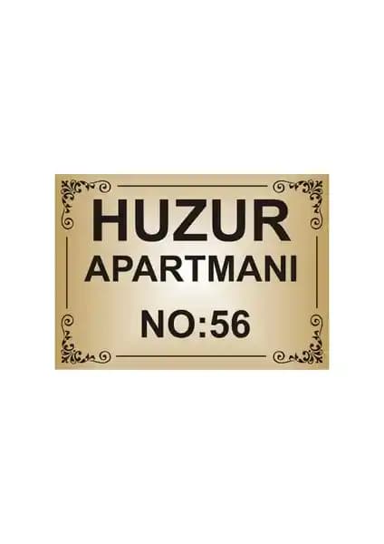 Yüksel Apartman İsim Tabelası Modern ve Dayanıklı Tasarım Seçenekleri