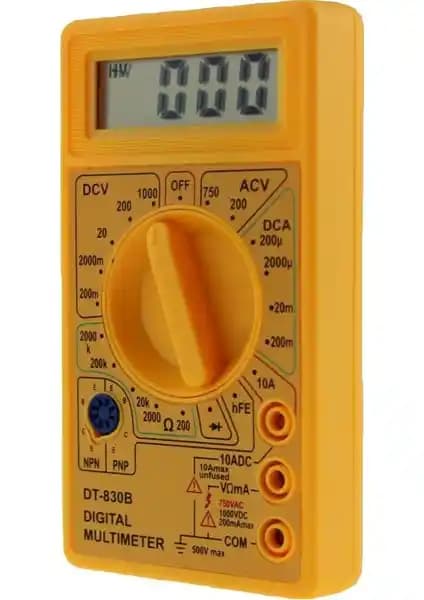 YYB DT830D Dijital Ölçü Aleti: Elektrik ve Elektronik Uygulamaları İçin Güçlü ve Çok Yönlü Test Cihazı