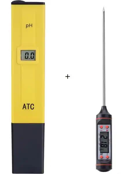 Zauss Dijital pH Metre ve Daldırmalı Termometre Seti ile Su Kalitenizi Güvence Altına Alın