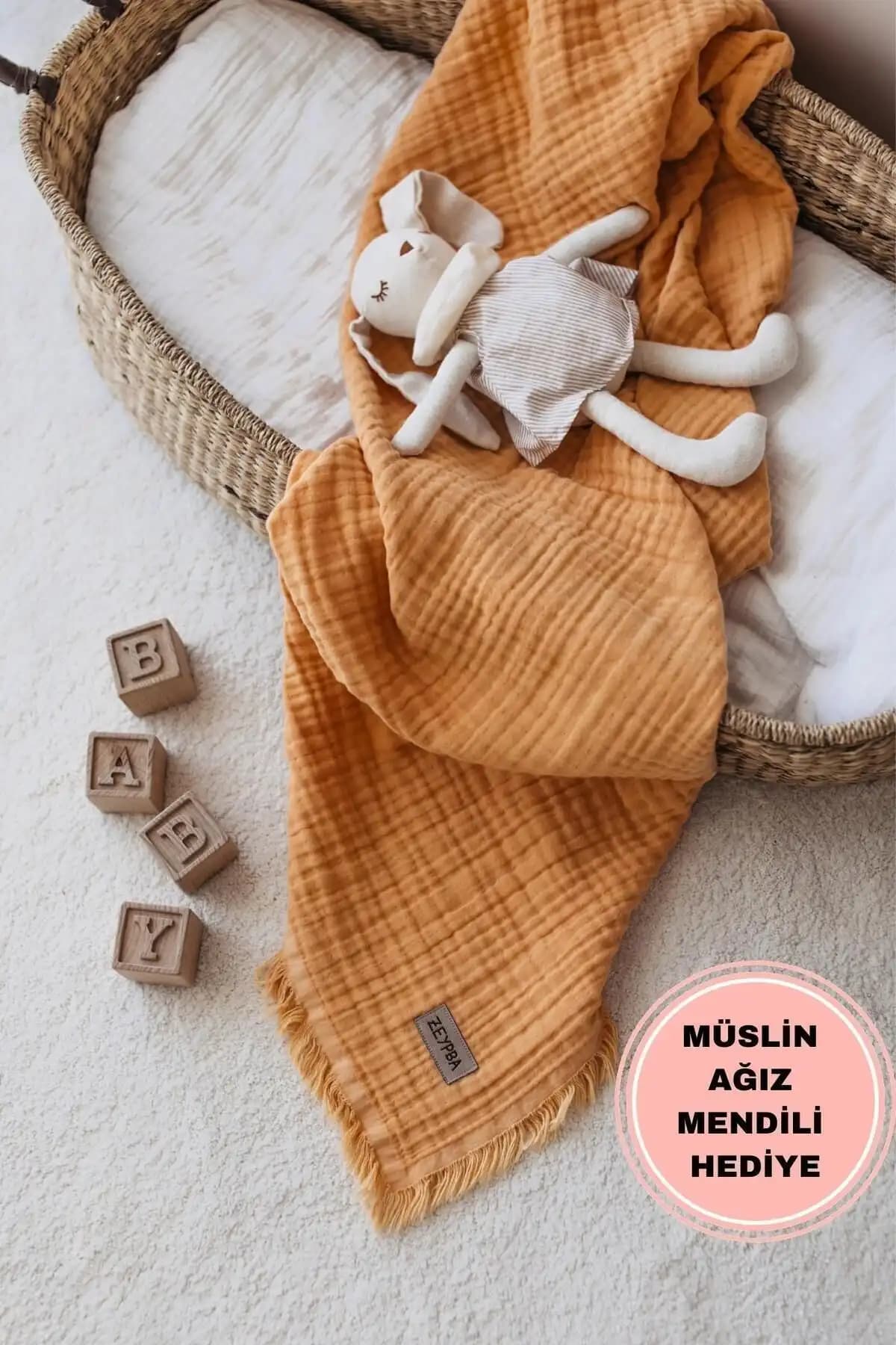 4 Katlı Müslin Battaniye ile Ev Dekorasyonunda Şıklık ve Fonksiyonellik