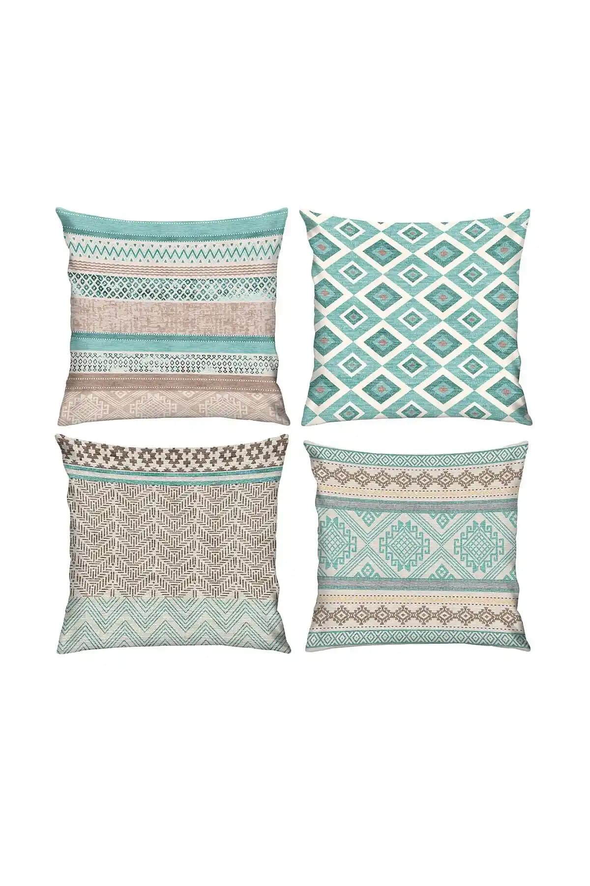 4'lü Kırlent Kılıfı Setleri ile Ev Dekorasyonunuzu Yenileyin