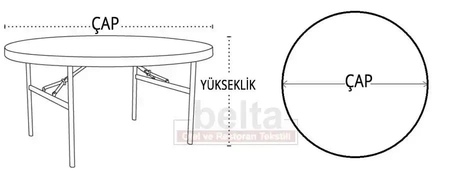 6-8 Kişilik Masa Örtüsü Ölçüleri ve Dekorasyon İçin Uygun Seçenekler