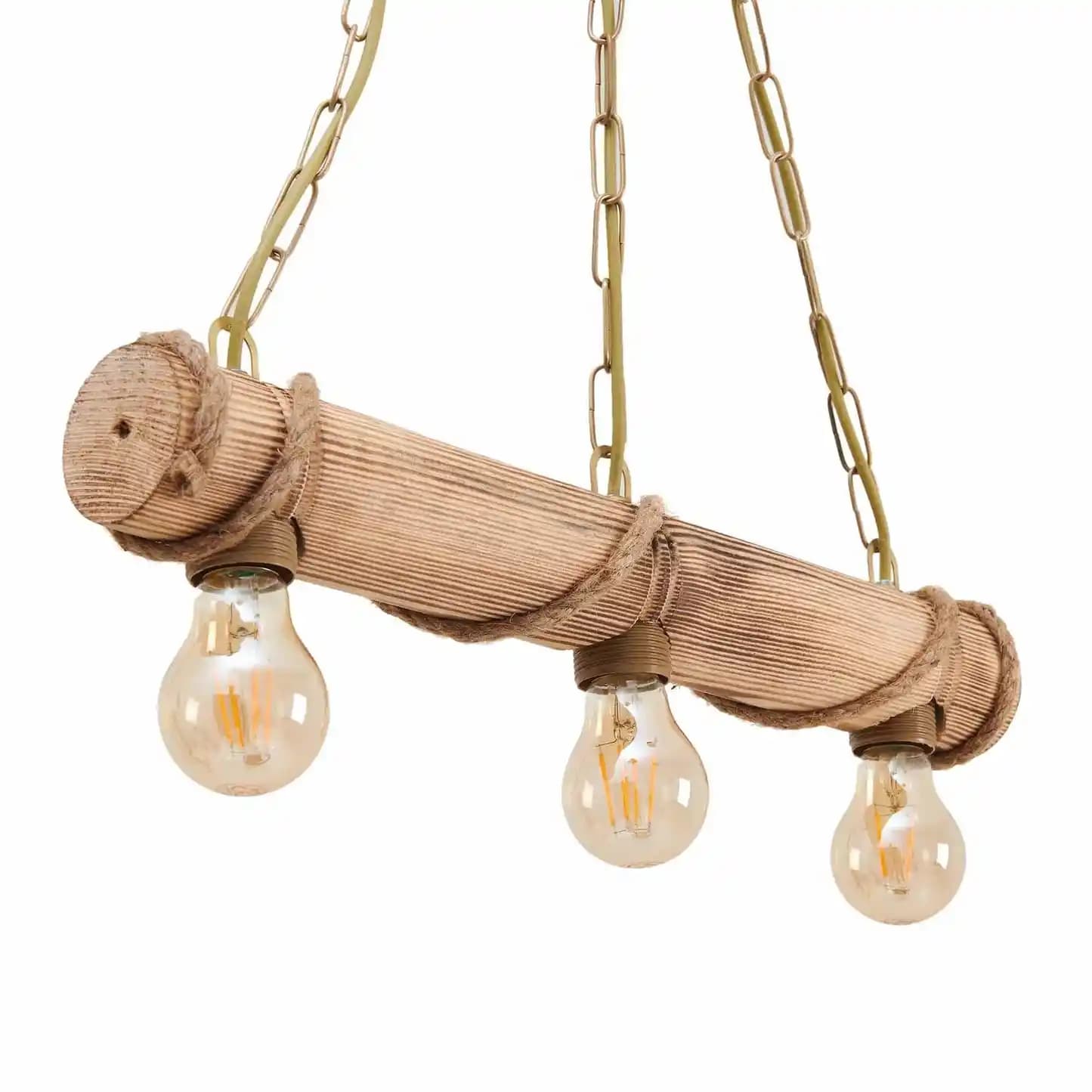 2025'te Evinizi Baştan Değiştirecek Ahşap ve Halat Avize Trendleri