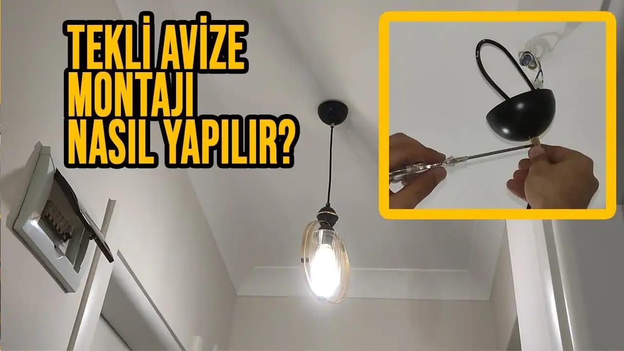 Avize Montajı ve Dekorasyonda Şıklık ile Güvenliğin Önemi