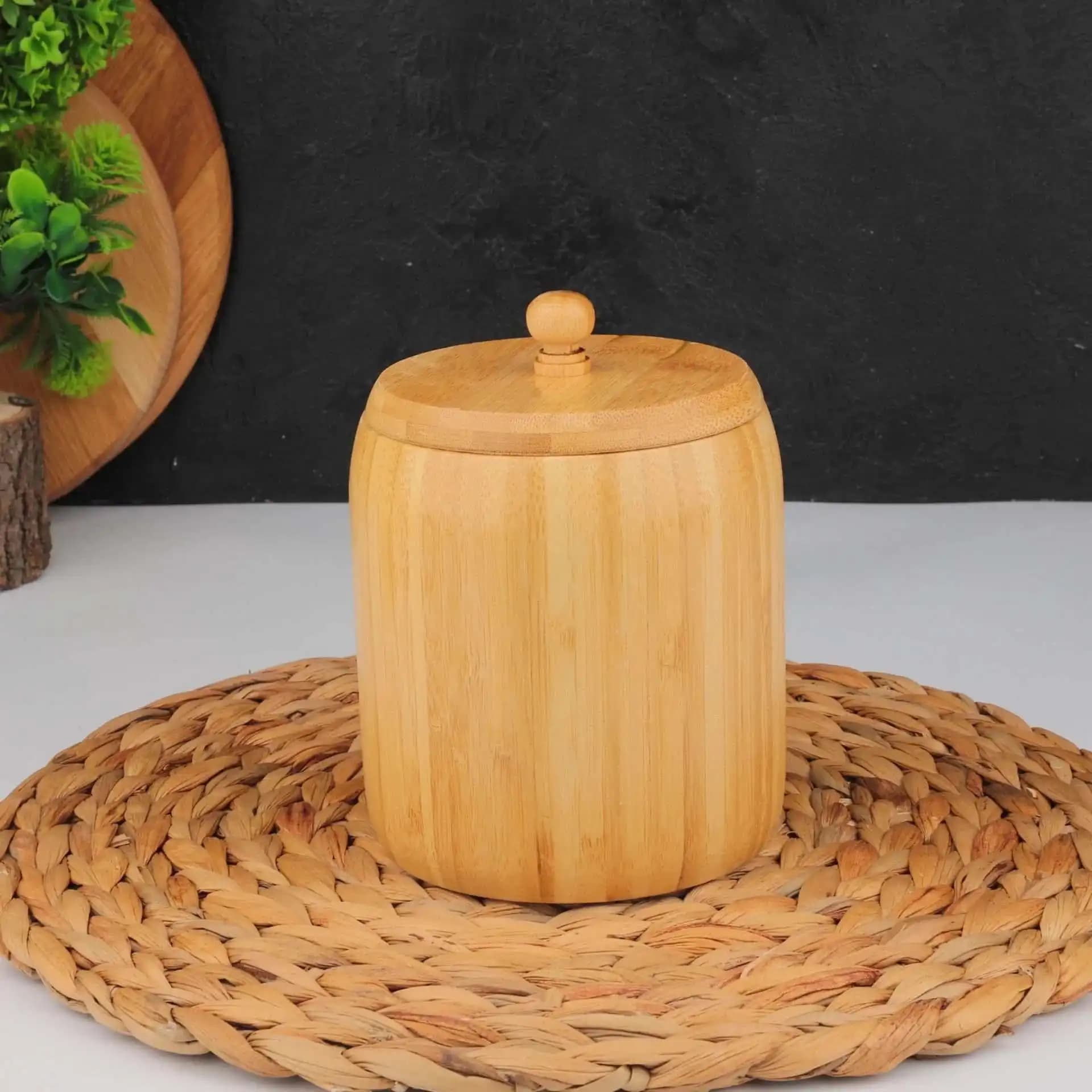 Bambu Kapaklı Kavanozlar ile Doğal ve Modern Dekorasyon Çözümleri