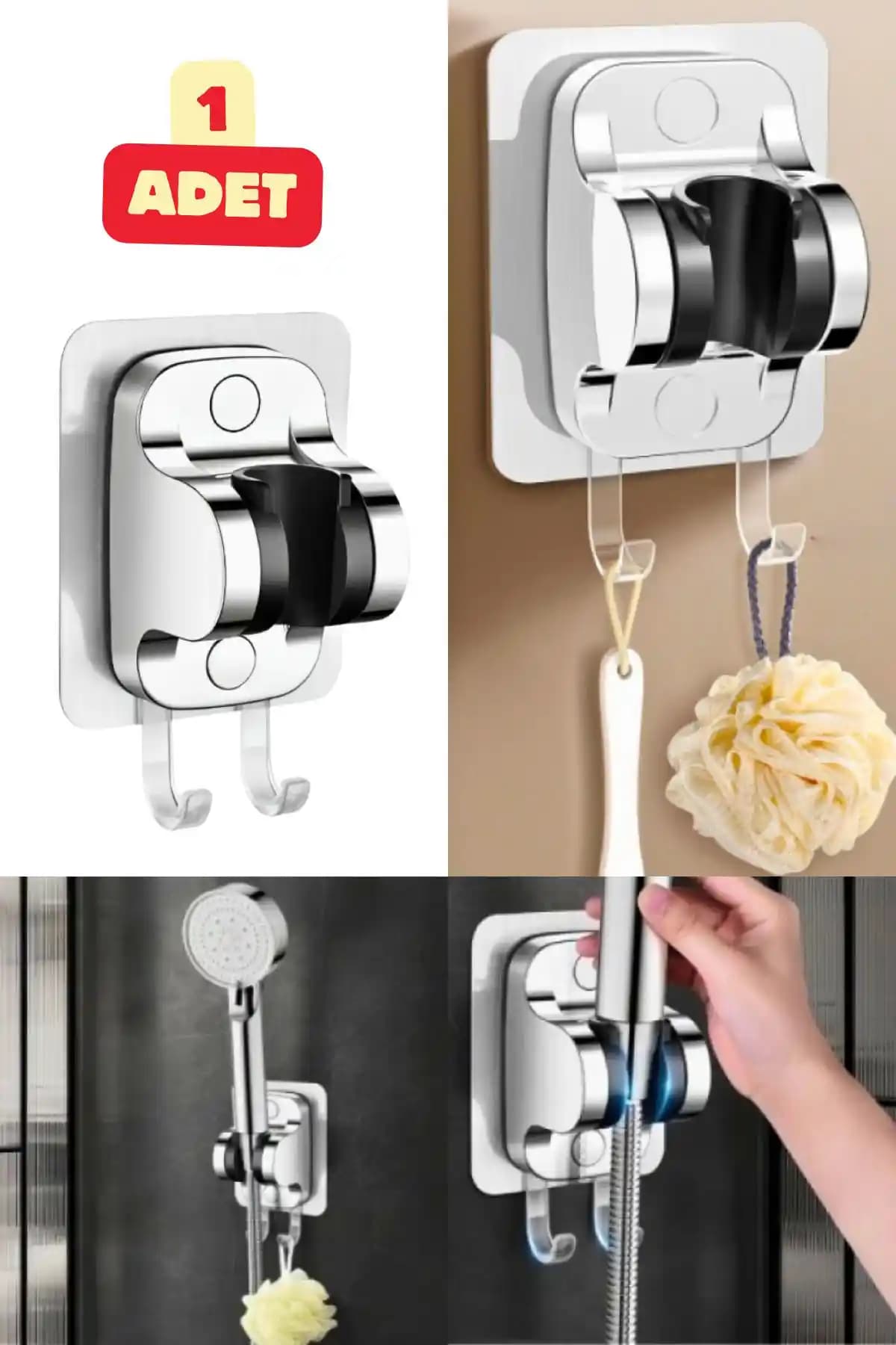 Banyonuza Fonksiyonellik ve Şıklık Katan Duş Askısı Aparatları Rehberi