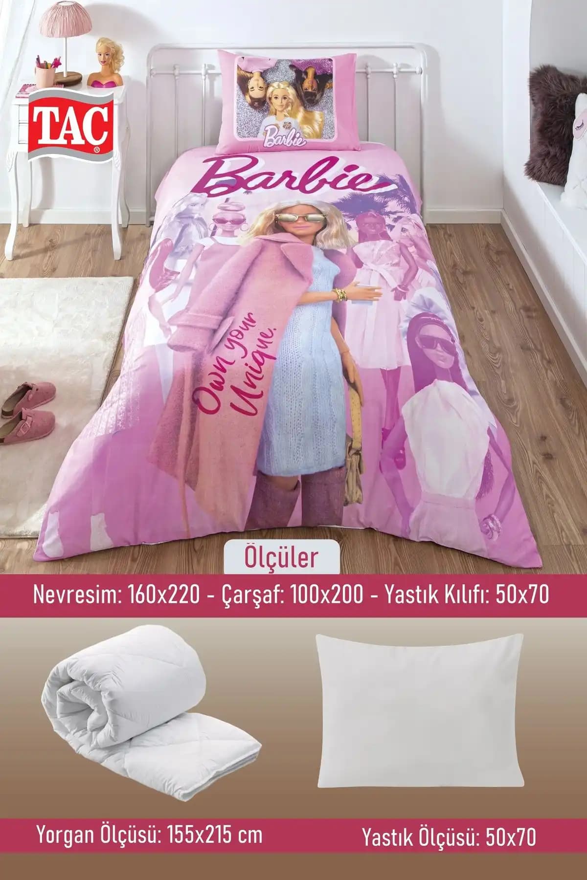 Barbie Uyku Setleri ile Çocuk Odalarına Renkli ve Eğlenceli Dokunuşlar