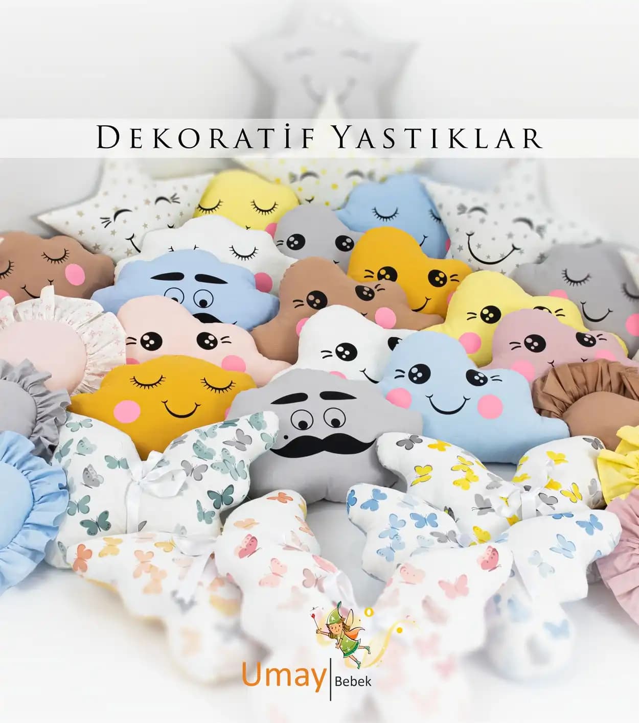 Bebek Odası Dekorasyonunda Güvenli ve Şık Dekoratif Yastık Seçenekleri