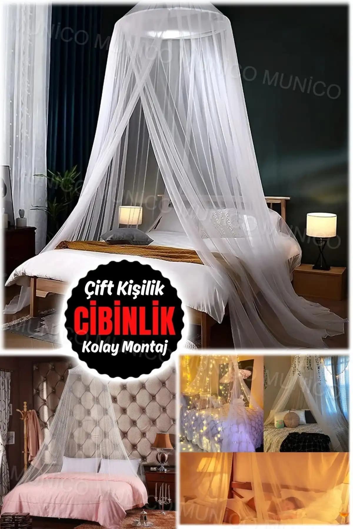 Beyaz Cibinlik ile Dekorasyonda Zarafet ve Konforun Şık Birleşimi