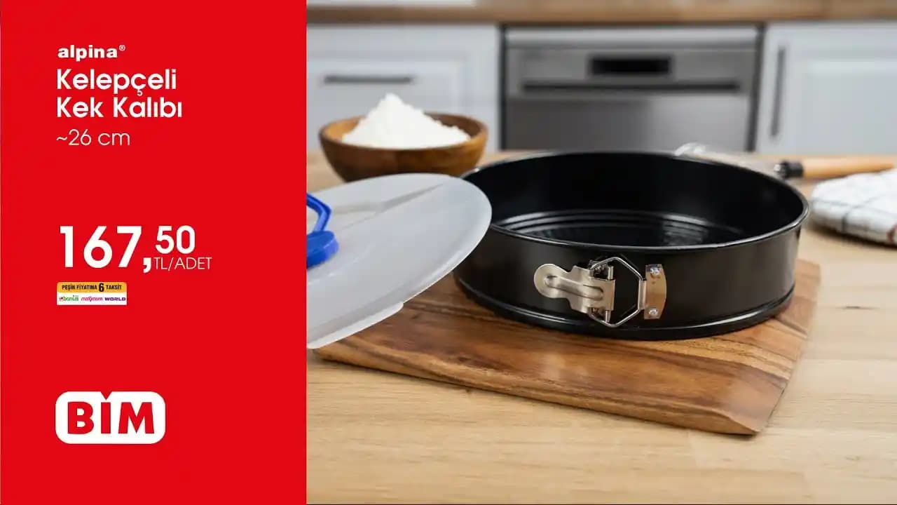 2025'te Bim Kelepçeli Kek Kalıbı ile Mutfakta Şıklık ve Pratiklik
