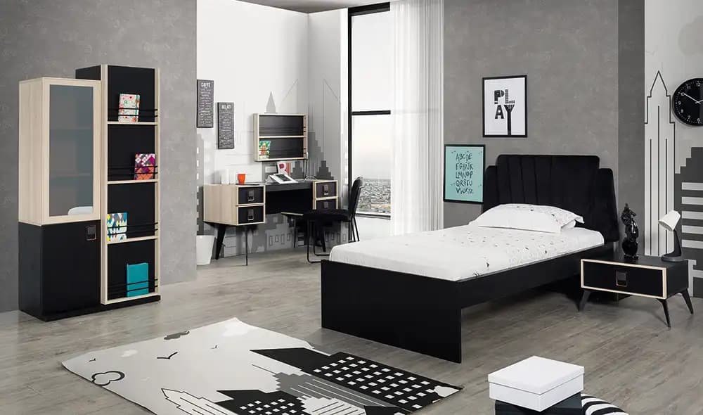 Enza Tarzında Modern ve Şık Genç Odası Dekorasyonu İpuçları ve Trendler