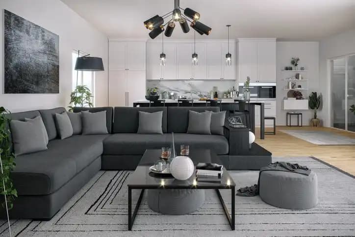Gri Renk ile Modern ve Sade Ev Dekorasyonu İpuçları ve Trendler