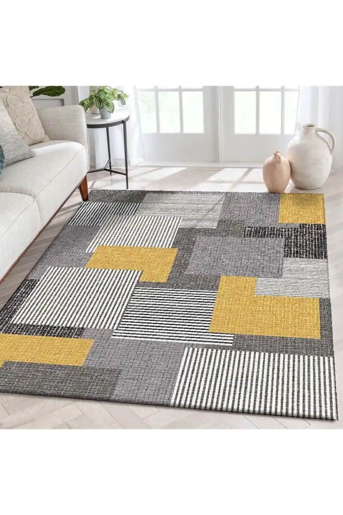 Hardal Gri Halı ile Modern ve Şık Dekorasyon Çözümleri Rehberi