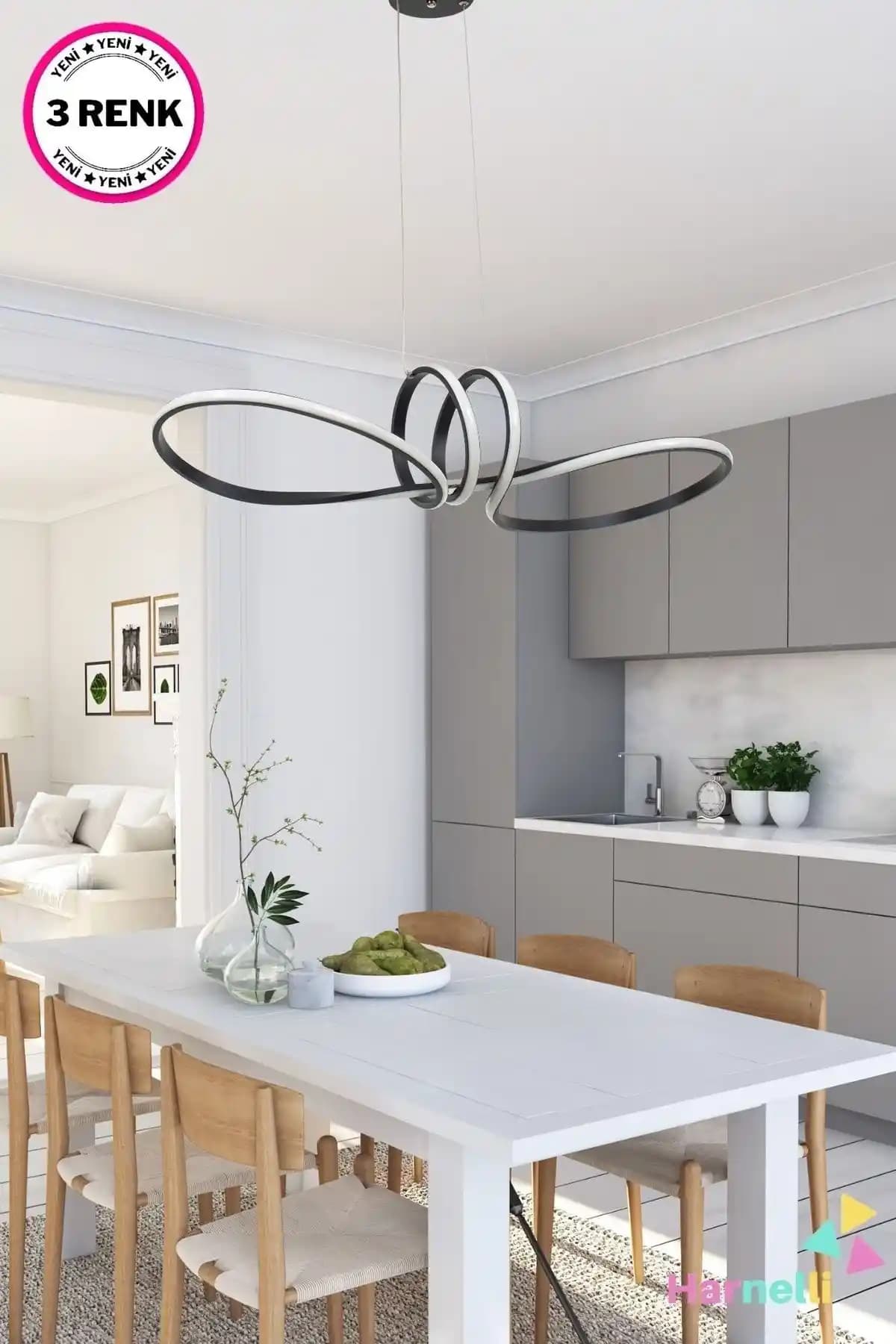 Harnelli Avize ile Modern Dekorasyon ve Şıklık İçin En İyi Seçenekler