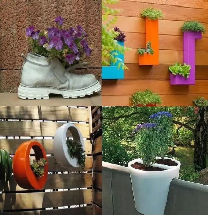 İlginç Saksılar ile Dekorasyonda Yaratıcı ve Estetik Dokunuşlar