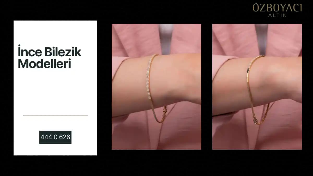 İnce Bilezik Modelleri ile Dekorasyonunuza Zarif Dokunuşlar Katın
