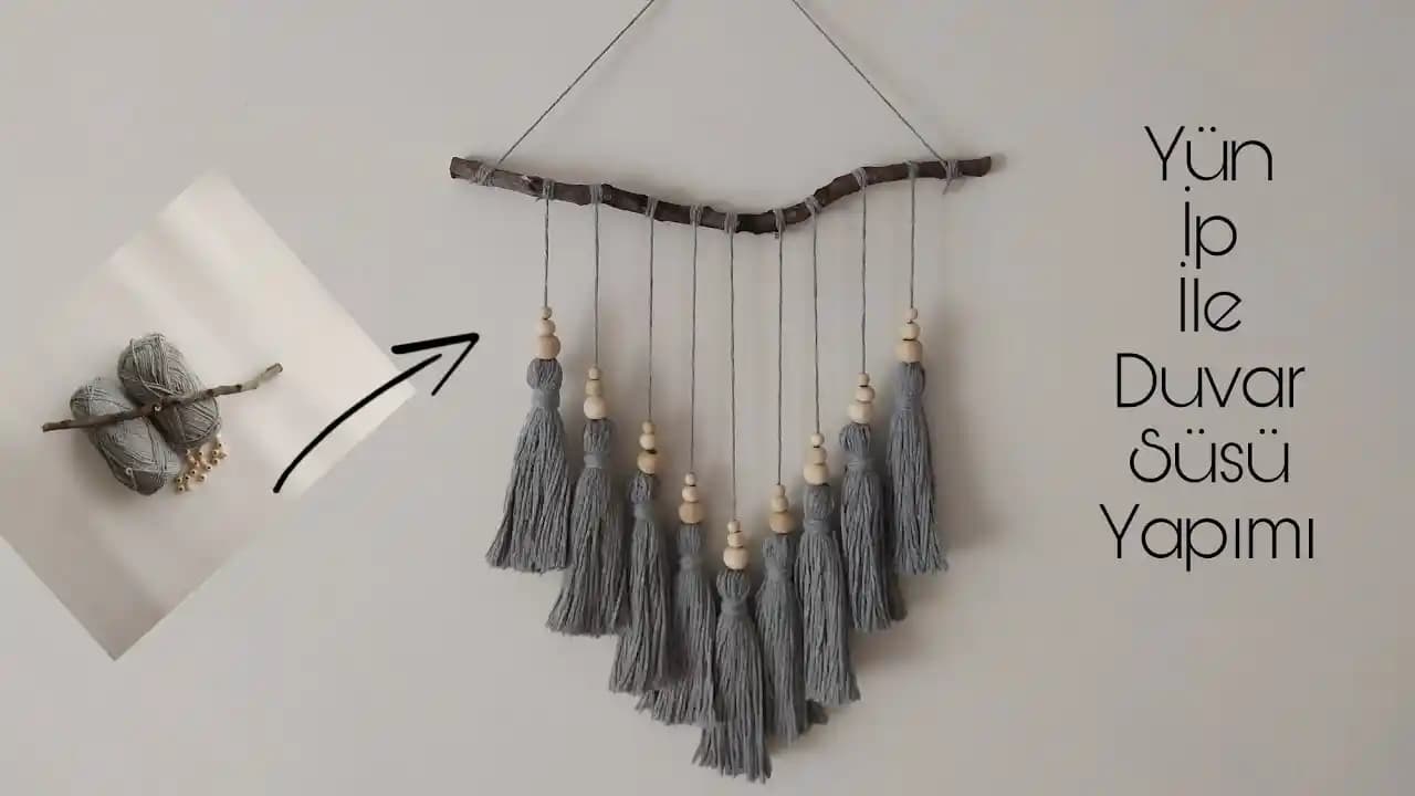 İp Duvar Süsü ile Evinize Bohem ve Şık Bir Dokunuş İçin Yaratıcı Dekorasyon Fikirleri