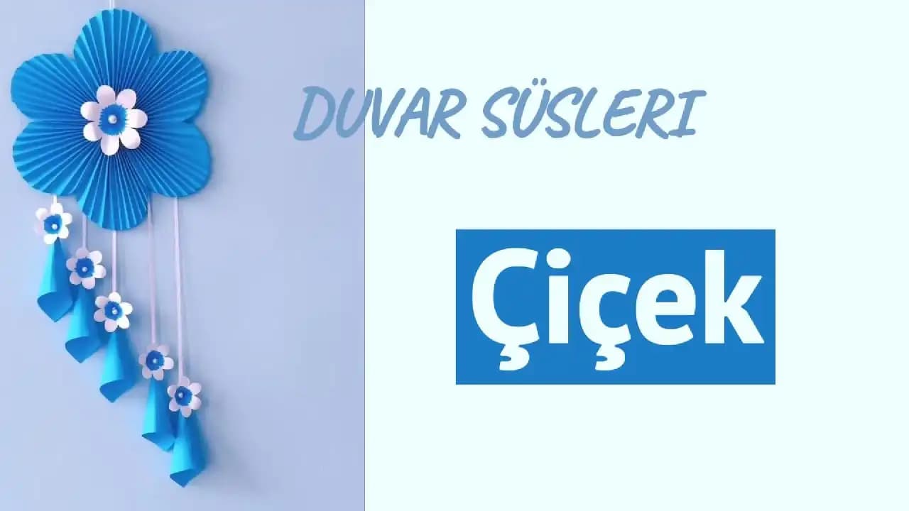 Kağıt Çiçek Duvar Süsleri ile Ev Dekorasyonunuzu Yenileyin