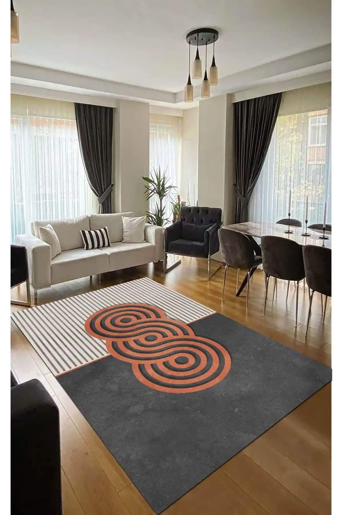 Kiremit Gri Halı ile Dekorasyonda Zarafet ve Çok Yönlülük Sağlama Rehberi