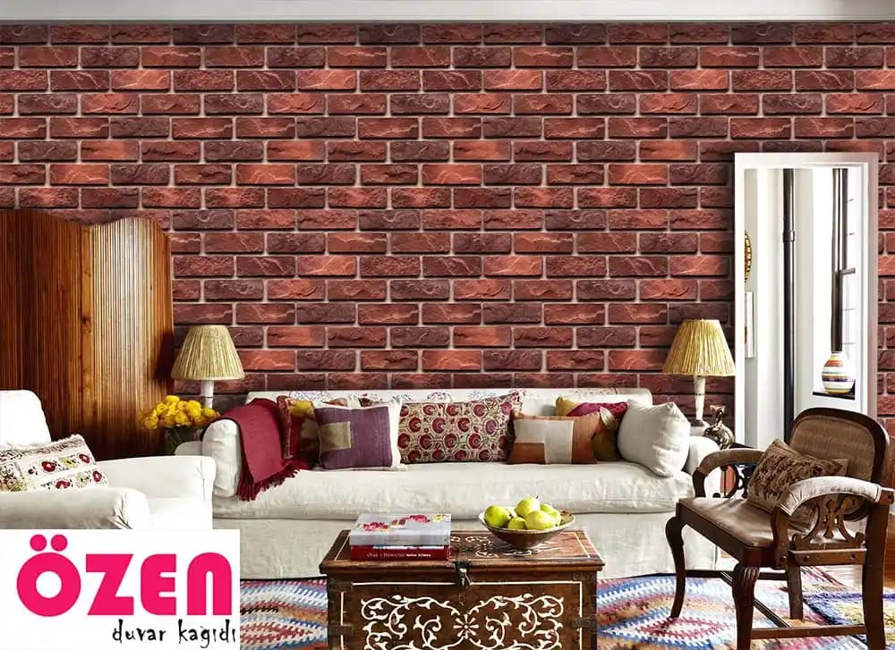 Kiremit Rengi Duvar Kağıdıyla Dekorasyonda Sıcak ve Modern Atmosfer Yaratma İpuçları