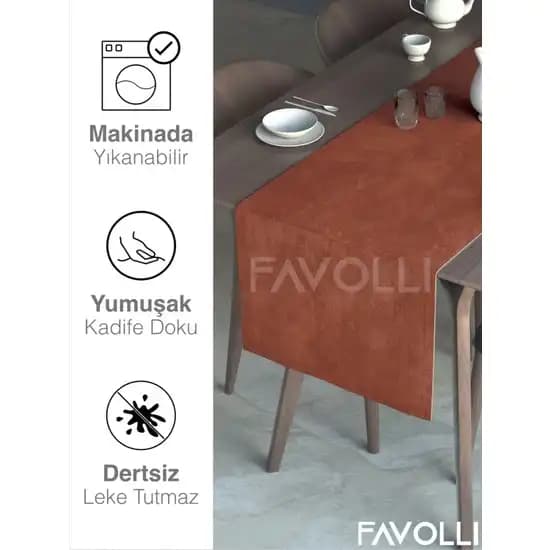 Kiremit Rengi Runner ile Dekorasyonda Sıcak ve Şık Dokunuşlar