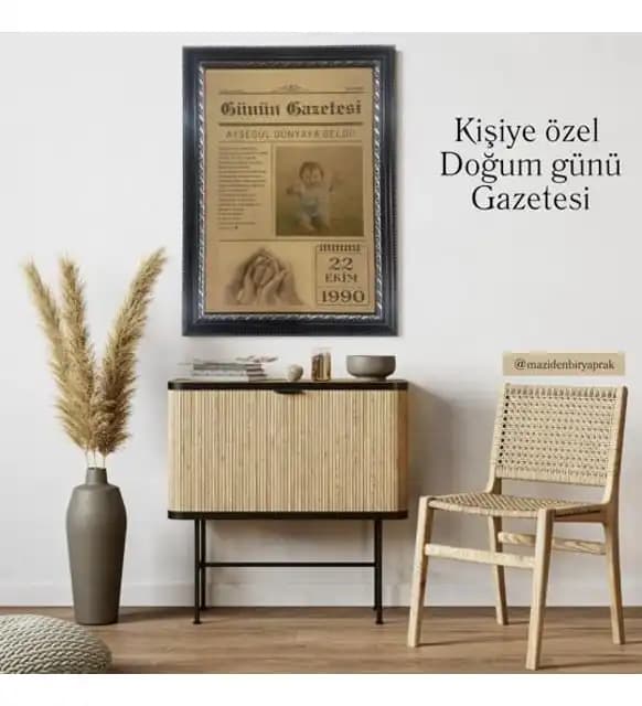 Kişiye Özel Doğum Günü Gazeteleri ile Dekorasyon ve Hediye Fikirleri